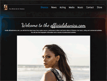 Tablet Screenshot of officialshanica.com